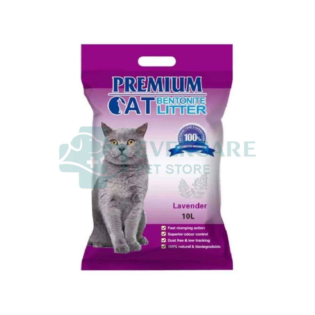 Premium Bentonite Cat Litter - Levender Scent